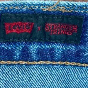 Levi's Blue Denim with Stranger Things Patch